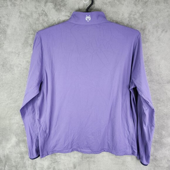 Mens Lavender Greyson Pullover Golf Polo Shirt 1/4 Zip Long Sleeve Size XL - Picture 6 of 10